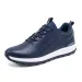 Men White Spikeless Golf Shoes Waterproof Non Slip Breathable Cushion Sole Outdoor Training Sneakers_vogvips.com