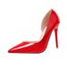 1132-3 Style Fashionable Minimalist Slim High Heels, Shallow Mouth, Pointy Hollow Out, Sexy And Slimming OL Professional_vogvips.com