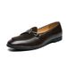 Casual Leather Shoes For Spring And Autumn, New Styles, One Foot Lazy Bean Shoes, Men's British Style Loafers_vogvips.com
