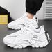 Summer New Breathable Mesh Trendy Versatile Thick Soled Men's Sports Casual Dad Shoes Men_vogvips.com