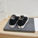 New European And American Style Canvas Low-top Black Tassel Ripped Shallow Casual Women's Shoes Round Toe Lace-up_vogvips.com