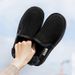 Real Leather Snow Boots, Women's Short Tube Boots, Bread Shoes, Snow Cotton Shoes, 2025 New Model, One Foot Thick Sole_vogvips.com