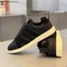 Men's White Sneakers High-End Soft Sole Casual Athletic Board Shoes Versatile Winter Comfortable Lace Up Classic Trendy Outdoor_vogvips.com