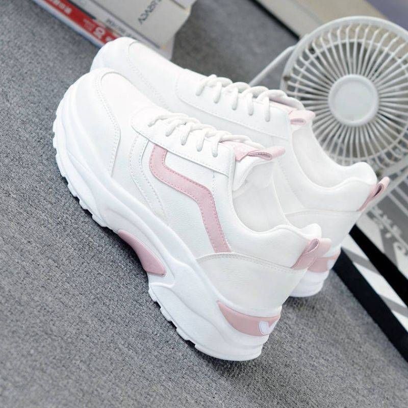 Breathable Dad Sneakers Women, Summer Running For Students, Mesh Sports Shoes, Trendy Street Style Thick-Soled_vogvips.com