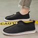 Fashion Hot Sale Fashion Embroidery Fisherman Shoes For Men Breathable Flat Shoes Casual Men Slip-on Monk Shoes Men Zapatos Para Hombres_vogvips.com