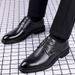 Leather For New Business Dress, Casual Breathable Men's British And Korean Version Pointed Groom's Wedding Shoes_vogvips.com