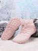 Popular Five Finger Men's Cotton Shoes With Plush Snow Boots, High Top Cotton Boots, Thick Soled Northeast Snow Boots, Five Finger Shoes_vogvips.com