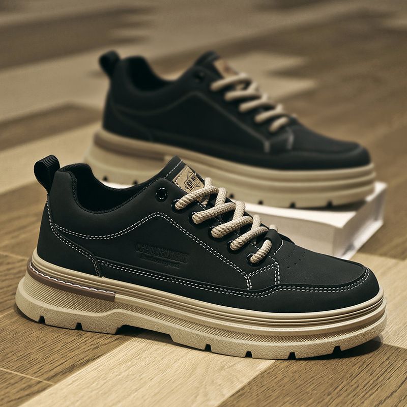 Men Special Work Shoes Autumn Breathable Non-Slip Soft Sole Black Office Work Trendy Shoes Men's Large Size Sports Casual Sneakers_vogvips.com