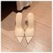 Pointed Toe High Heel Sandals With Leopard Print - Slingback Flats For Dressy Outfits - Comfortable Slip-On Design With Suede Upper And Rubber Sole_vogvips.com