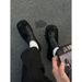 ShoeVault Beijiang Wolf Lazy Slip-On Thick-Soled Derby Men' Caual Square-Toe Britih Hong Kong Style Commuter Small Leather_vogvips.com
