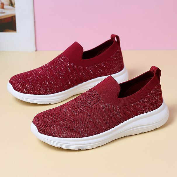 New Casual Fashionable With Breathable Fly Woven Flat Sole, Travel Shoes, And Women's Outdoor Sports Shoes That Can Be 5Fa_vogvips.com