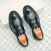 Spring New Platform Tassels Loafers Men Black And White Wedding Party Casual Shoes Formal Business Shoes Slip-on Leather Shoes 38-46_vogvips.com