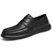 2025 Summer New Men's Perforated Shoes With Comfortable Breathable Top Layer Cowhide, Thin Office And Leisure Leather_vogvips.com