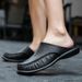 Summer New Korean Edition Men's Beach Shoes Fashion Casual Baotou Sandals Slippers Indoor And Outdoor Large Sizes_vogvips.com