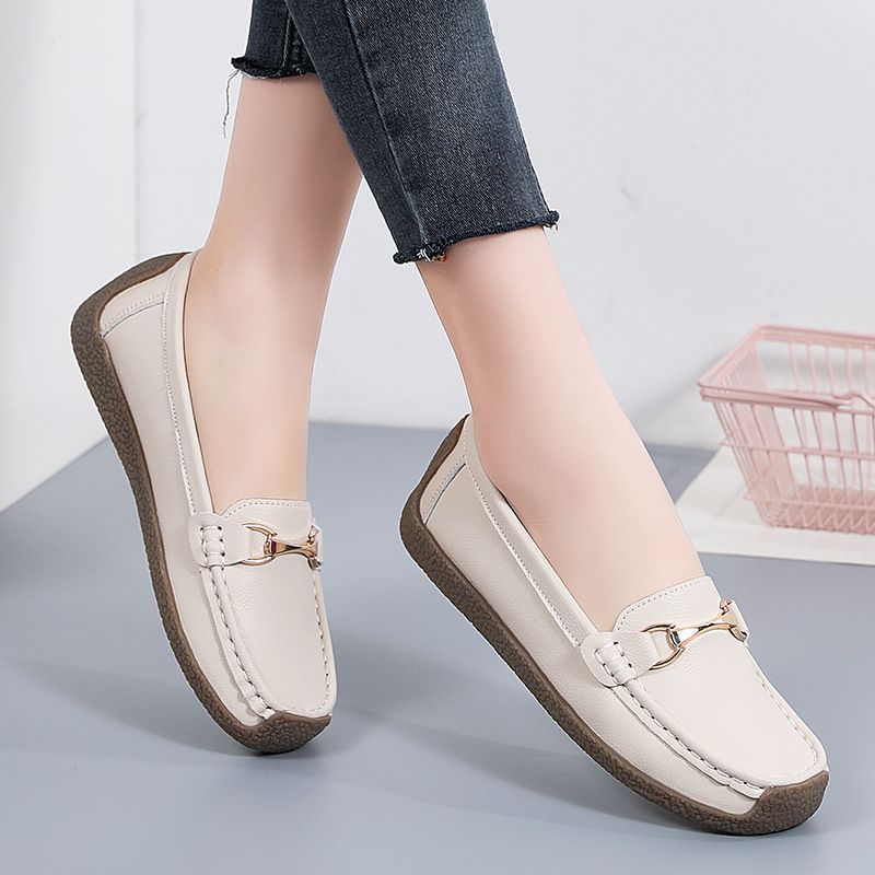 New Spring Single Shoes Women Fashion Flat Bean Shoes Women All Match Casual Women's Shoes_vogvips.com
