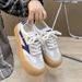 Little White Women Autumn New Casual Flat For Children Instagram Trendy Versatile Student Board Shoes Sports And_vogvips.com