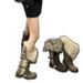 Soft Leather Version ~ Utopia 2025 Winter New Russian Style High Tube Buckle Thick Velvet Fashion Versatile Warm Snow_vogvips.com