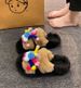 Women's Winter New Slippers For Home And Outdoor Wear, Korean Style Fashionable Thick-Soled Non-Slip Casual Plush Slide_vogvips.com