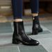 2024 New High Square Toe Chunky Heel Short For Women Autumn Winter Slimming Martin Stylish Slim Boots_vogvips.com