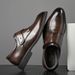 Summer New Cowhide Business Formal Wedding Thick-Soled Men's British Leather Shoes_vogvips.com