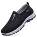 Loafers Men Sneakers Mesh Breathable Non-Slip Slip On Vulcanized Shoes Soft Sole Solid Color Comfortable Water Shoes Zapatos200_vogvips.com
