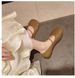 Silver Single For Women 2024 Summer New With Skirts Soft Sole Maternity Loafers Ballet Style Flat Mary Jane Shoes_vogvips.com