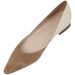Small Autumn With Niche Design Temperament, Square Toe Color Blocked Single Shoes, Spring 2025 New French Low Heel_vogvips.com