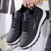 Men's Leather Waterproof Sneakers Versatile Breathable Casual Running Trendy Non-Slip Wear-Resistant Kitchen Work Shoes_vogvips.com