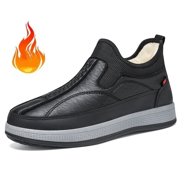 NEW Winter Fleece And Thickened Warm Dad Shoes, ,One Pair Of Cotton Boots, Outdoor Snow Boots_vogvips.com