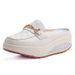 Summer Fashion Thick-soled Platform Mary Jane Shoes, Versatile Casual Leather Flip-flops With Metal Fasteners, Breathable Half-heel Sandals_vogvips.com
