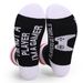 Alpha-printed socks Autumn winter men's thickened cotton mid-tube play socks_vogvips.com