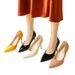 2024 European And American Minimalist High-heeled Glossy Patent Leather Shallow Pointed Toe Sexy Slimming Professional_vogvips.com