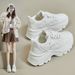 Women's Shoes And Leather Super Hot Color Block Daddy Shoes_vogvips.com