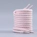 Shoe Accessories rope cotton shoelaces wholesale women's suitable black and white beige rose red men's round shoelace_vogvips.com