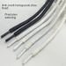 Original Lace Rope Shoelaces For Casual Sneakers - Round Braided Design, Non-Slip, 6mm Thick (White, Black, Beige, Cream)_vogvips.com