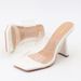 Women's Shoes New Style Stiletto Heeled Transparent Strappy Sandals For Women, Sexy And Versatile, Plus Size High Heels_vogvips.com