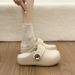 2026 Summer Niche Simple Retro Fashion Home Comfortable Slippers Wear Versatile Thick Bottom Bag Head Cool Slippers Women_vogvips.com