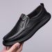 Euro Step 2025 Spring Autumn Men's Top Layer Cowhide Casual Shoes Sole Soft Hollow Breathable Leather Sandals 2326_vogvips.com