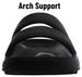 Bebealy Women Men Recovery Sandals Plantar Fasciitis Arch Support Orthotic Slides Adjustable Double Buckle Thick Sole Slippers_vogvips.com