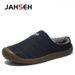 Winter Men's Indoor Warm Shoes Plush Flock Male Slippers For Home Hard-wearing Non-slip Outdoor Walking Mans Footwear_vogvips.com