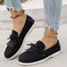 SHLIANG New Loafers Women's Soft Leather Retro Lazy Step On Thick Sole Flat Bottom Comfortable Single Casual Shoes Y0616_vogvips.com
