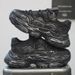 2025 Thick Soled Summer New Style Breathable Mesh Height Increasing Shock Absorbent Air Cushion Sports Men's Trendy_vogvips.com