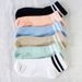 Sport Socks Two Bar Sports Socks Thin Mesh Women's Boat Socks Student Striped Short Tube Socks Breathable Cotton Socks_vogvips.com