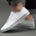 Fashion Mens Casual Genuine Leather Designer Lace-up Sneakers High Quality Outdoor Waking Shoes For Men Mocassin Hombre_vogvips.com