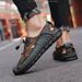 Hot Sale Summer Outdoor Non-slip Beach Sandals Handmade Genuine Leather Men's Shoes Fashion Men Sneakers_vogvips.com