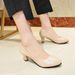 Pumps Nude Shallow Mouth Women New Fashion Office Work Wedding Ladies Low Heel Shoes Summer Heels Woeman_vogvips.com