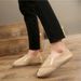 Men Hand Stitched Linen Slip On Loafers Breathable Non-Slip Casual Comfort Walking Shoes_vogvips.com