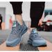 Men's Breathable Mesh Sneakers For Summer - Lightweight Casual Running Shoes With Soft Rubber Sole, Round Toe Design Lightweight Slip_vogvips.com