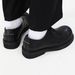 Men And Women's Casual Leather Derby Shoes With Round Toe And Embroidered Back, Light Luxury Style For All Seasons_vogvips.com