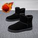 SHLIANG Men's Winter Boots Outdoor Waterproof Winter Shoes For Men Snow Boots High Quality Non Slip Ankle Boots Warm Shoes X0081_vogvips.com